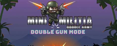 mini militia double gun hack|HOW TO UNLOCK DUAL GUNS IN MINI MILITIA !! .